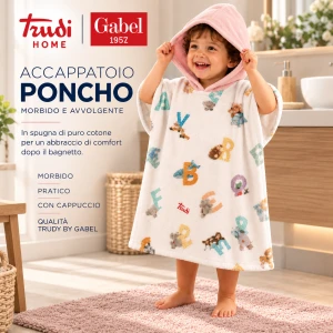 Accappatoio spugna poncho Trudi by Gabel