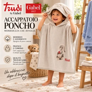 Accappatoio spugna poncho Trudi by Gabel