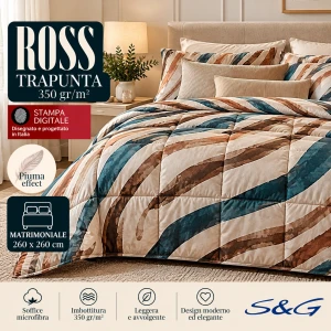 Trapunta matrimoniale digitale Ross by S&G Home