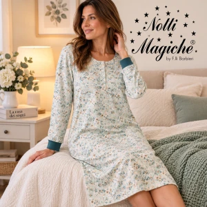 Camicia da notte in caldo cotone NOTTI MAGICHE