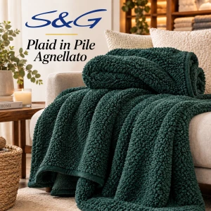 Plaid in Pile da letto agnellato S & G