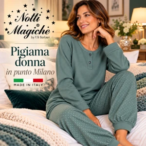 Pigiama donna in punto Milano Notti Magiche
