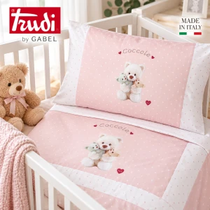 Completo copripiumino lettino con sbarre Trudi